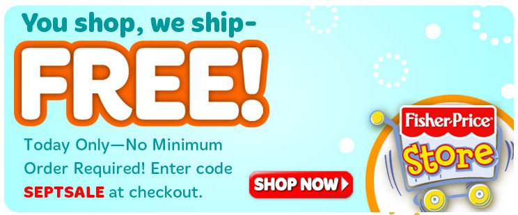 Fisher price sales store coupon