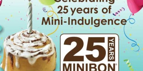 Cinnabon: FREE Minibon (September 25th)