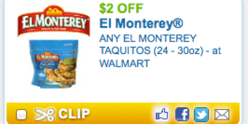 High Value $2/1 El Monterey Taquitos Coupon