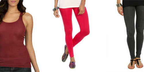 WetSeal.com: Tanks, Camis, Tees, & Leggings Only $3.40 Each Shipped + More