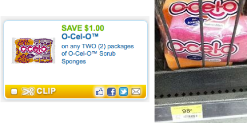 New $1/2 O-Cel-O Sponges Coupon + $1.50/2 Farm Rich Snacks Coupon = Great Deals at Walmart
