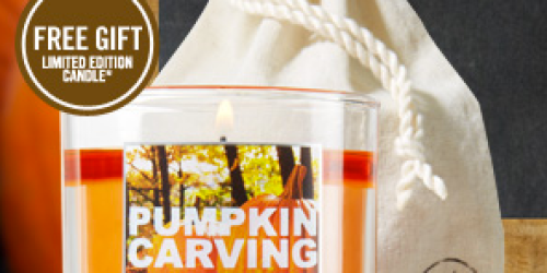 Bath & Body Works: Free Pumpkin Carving Candle and Bag w/ Home Fragrance Purchase (Tomorrow)