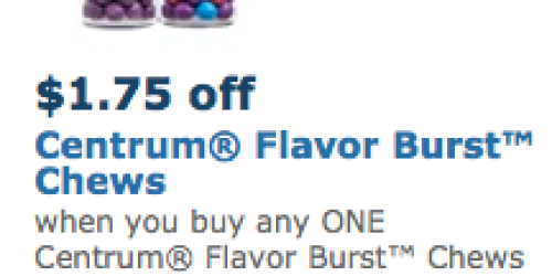 New $1.75/1 Centrum Flavor Burst Coupon = Possibly Only $0.24 at CVS (Through 9/15)