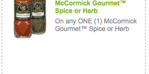 *HOT* $1.50/1 McCormick Gourmet Spice or Herb Coupon + More
