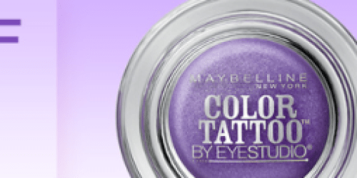 Rite Aid: $1.50/1 Maybelline Color Tattoo Eyeshadow Coupon (1st 10,000)