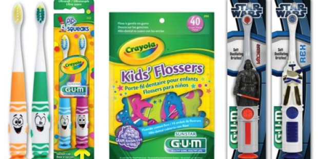 Giveaway: 8 Readers Each Win GUM Brand Kid’s Oral Care Prize Packages ($30 Value!)