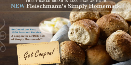FREE Box of Fleishchmann’s Simply Homemade Bread (Facebook)