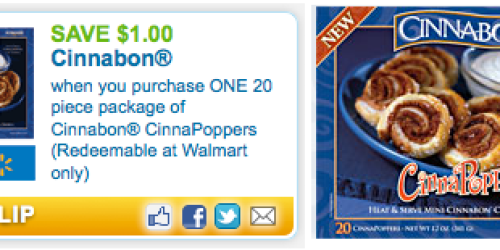 New $1/1 Cinnabon CinnaPoppers Coupon