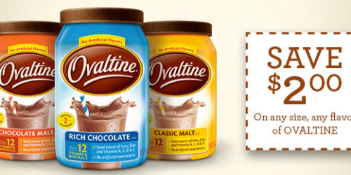High Value $2/1 any Ovaltine Product Coupon (Facebook) = Only $0.94 at Walmart