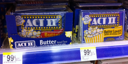 Walgreens: *HOT* Act II Popcorn, 2.75 oz Only $0.13 Each (No Manufacturer’s Coupons Needed!)