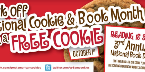 Great American Cookies: FREE Cookie (October 1st)