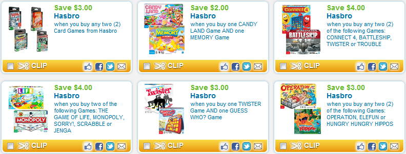 *HOT* Hasbro Game Coupons (Print Now!)