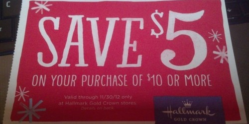 Watch For a High Value $5 off a $10 Hallmark Purchase Coupon in Various Magazines