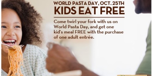 World Pasta Day Freebies & Deals (10/25 Only)