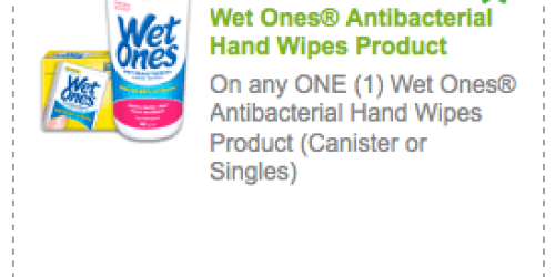 New $1/1 Wet Ones Wipes Product Coupon = As Low As Only $0.99 Each at Target