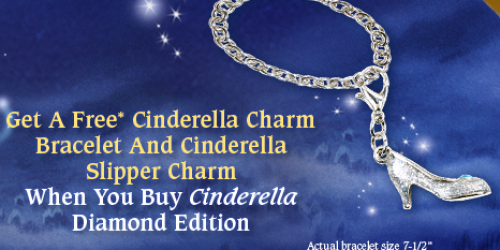 Cinderella Charm Bracelet & Slipper Charm Only $2.85 Shipped (with Purchase of Diamond Edition)