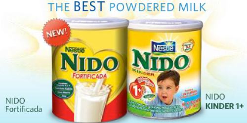 High Value $4/1 Large Cans of Nestle NIDO 1+ = Great Deal at Walmart