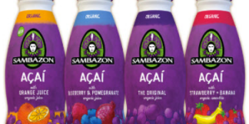 New $2/1 Sambazon Organic Juice or Smoothie Coupon + More = Only $0.68 at Walmart