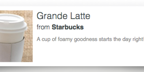 *HOT* FREE Grande Latte (Up to $4.50 Value) from Starbucks – No Purchase Required