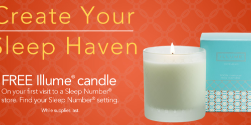 Sleep Number Stores: FREE Illume Candle