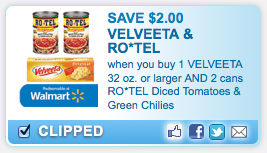 *HOT* $2 Off Velveeta Cheese &amp; RO*TEL Coupon