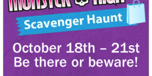 Walmart: Monster High Scavenger Haunt Starts Today (+ Enter to Win a $50 Walmart Gift Card!)