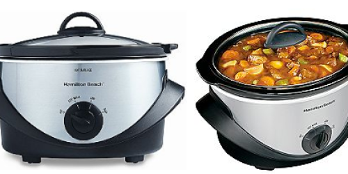 Sears: *HOT* Hamilton Beach 4-Qt Oval Slow Cooker Only $9.99 Shipped to Store (Reg. $21.99)