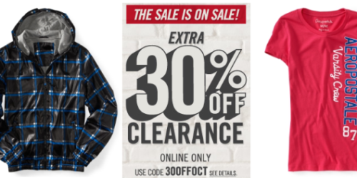 Aeropostale: Additional 30% off Clearance = Items As Low As Only $3.49 + Shipping