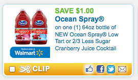 High Value $1/1 Ocean Spray Cranberry Juice Cocktail Coupon = Possibly ...