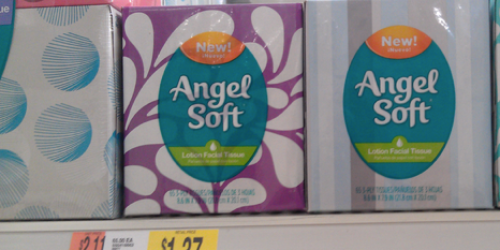 New $0.50/1 Angel Soft Facial Tissue Coupon = Only $0.87 Per Box at Walmart