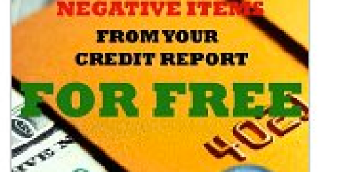 How to Remove ALL Negative Items from Your Credit Report eBook (+ Enter to Win $300 Cash!)