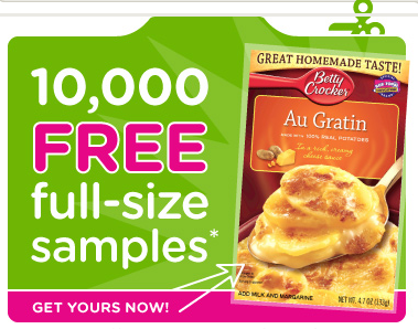 Free Sample Of Betty Crocker Au Gratin Potatoes Box Tops For Education Members Only Hip2save