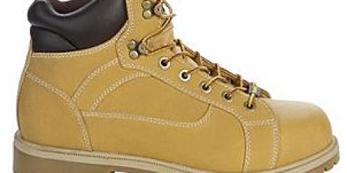 Kmart.com: *HOT* 2 Pairs of Men’s Steel Toe Work Boots Only $13.49 (with FREE In-Store Pickup)