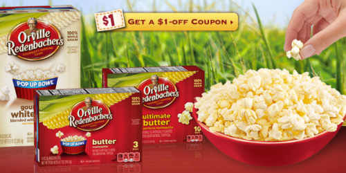 Rare $1/2 Orville Redenbacher’s Popcorn Coupon = Only $1.35 Per Box at Albertsons