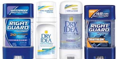 CVS: Dry Idea & Right Guard Deodorant as Low as $0.60 Each Starting 11/4 (Print Coupons Now!)