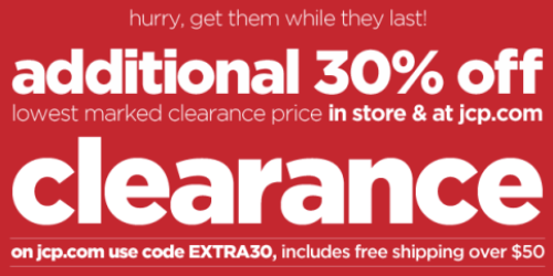 JCPenney: *HOT* Extra 30% Off Clearance Sale = Cheap Studiowise Blow Dryer & Chi Flat Iron