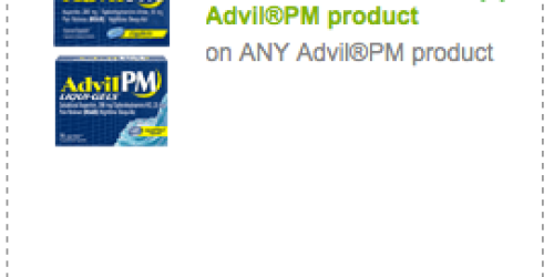 *HOT* $1/1 ANY Advil PM Product Printable Coupon (Won’t Last Long!) = Free at Walgreens