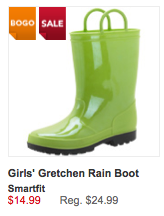 payless girls rain boots