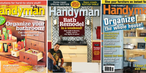 The Family Handyman Magazine Subscription Only $4.99 ($34+ Value!)