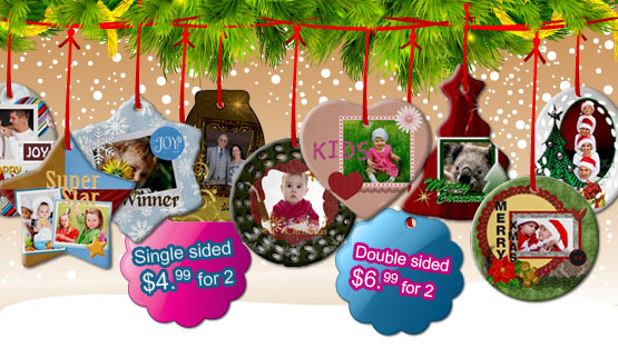 ArtsCow: 2 Personalized Ornaments Only $4.99 + FREE Shipping (Through 11/23)