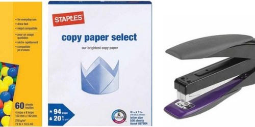 Staples Deals (10/28-11/3): FREE Bic Pens, $1 Photo Paper, $1 Copy Paper + More