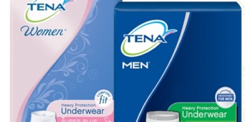 Request High Value $14/1 Tena Underwear Product Coupon By Mail = Free at Walmart
