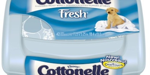 Rare $0.50/1 Cottonelle Flushable Moist Wipes Coupon = $1.49 at Walgreens (Reg. $3.29!)