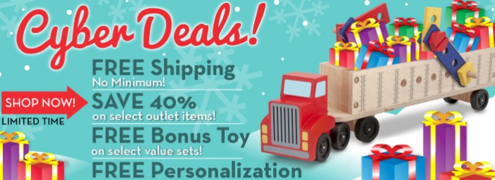 melissa and doug cyber monday deals