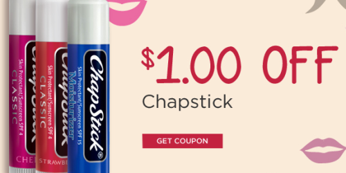 Rite Aid: High Value $1/1 Chapstick Coupon (1st 10,000) = 2 FREE Chapsticks Starting 11/11