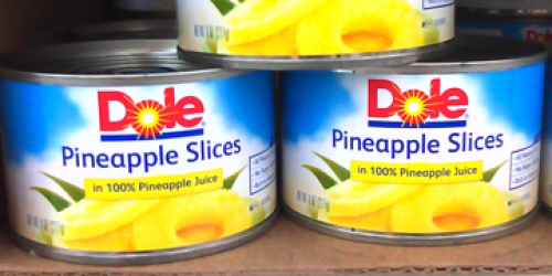 New $1/3 Dole Canned Fruits Coupon = Only $0.45 Each at Walmart or $0.67 at Kroger