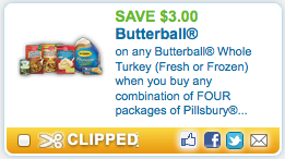 High-Value $3/1 Butterball Turkey Coupon