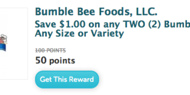 Recyclebank: Rare $1/2 Bumble Bee Products Coupon Only 50 Points (Regularly 100)
