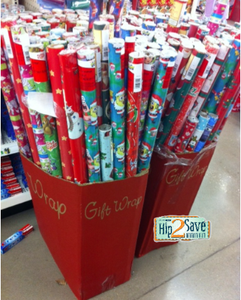 Dollar Tree Hot Free American Greetings Dora Or Spongebob Holiday Wrapping Paper Hip2save Dollar Tree Christmas Wrapping Paper
