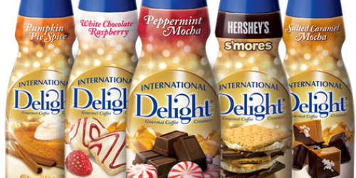 $1/1 ANY International Delight Coffee Creamer Product (Facebook) = As Low as $0.11 at Target